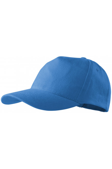 5-dijelna bejzbolska kapa, svijetlo plava