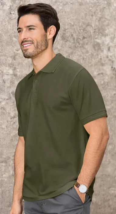 Muška široka polo majica, military