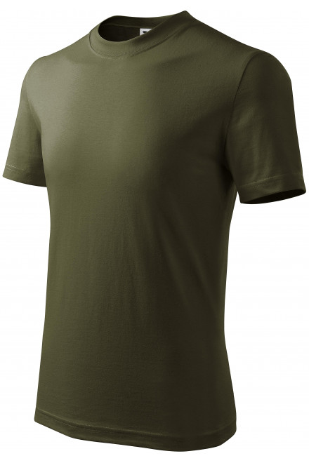 Dječja jednostavna majica, military, zelene majice