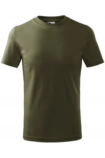 Dječja jednostavna majica - military, 110 cm / 4 godine