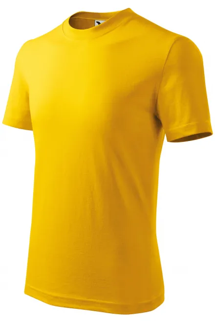 Dječja jednostavna majica, žuta boja