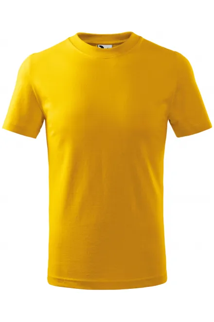 Dječja klasična majica - žuta boja, 110 cm / 4 godine