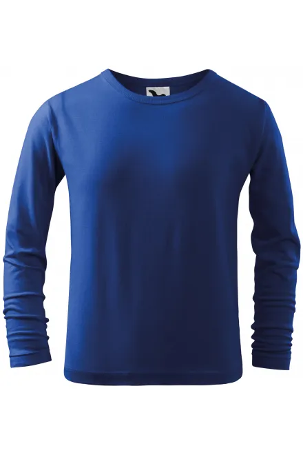 Dječja majica dugih rukava - kraljevski plava, 134 cm / 8 godina
