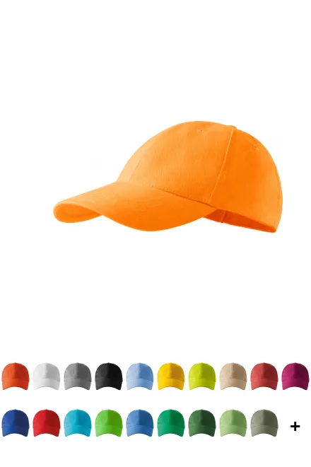 6-dijelna bejzbolska kapa, mandarinski