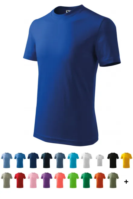 Dječja jednostavna majica, kraljevski plava