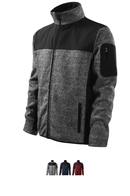 Muška jakna za slobodno vrijeme, knit gray