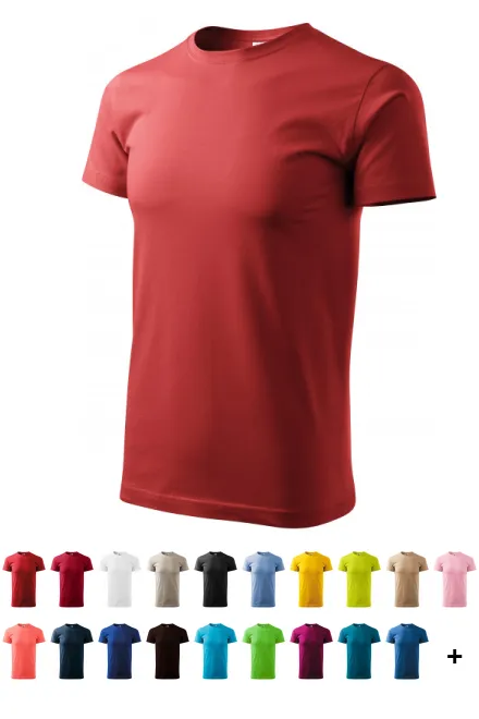 Muška jednostavna majica, bordo