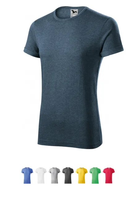 Muška majica s zavrnutim rukavima, tamni traper mramor