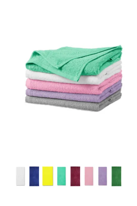 Pamučni ručnik, 50x100cm, svijetlo siva