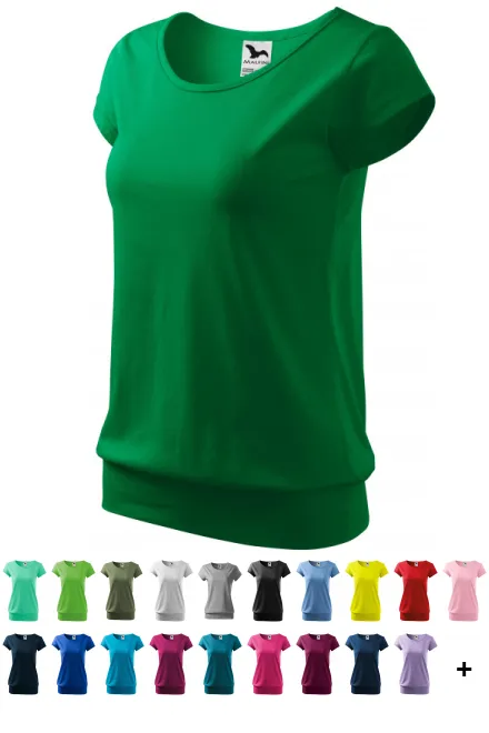 Ženska trendy majica, trava zelena