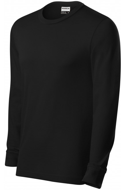 Izdržljiva muška majica s dugim rukavima, crno