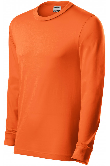 Izdržljiva muška majica s dugim rukavima, naranča