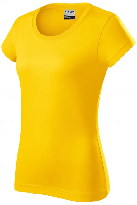 Izdržljiva ženska majica u teškoj kategoriji, žuta boja