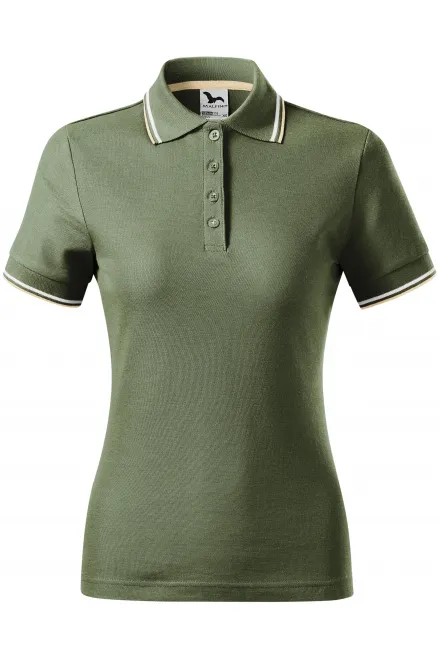 Klasična ženska polo majica - khaki, XS