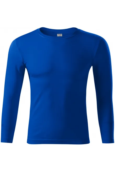 Lagana majica dugih rukava - kraljevski plava, XS