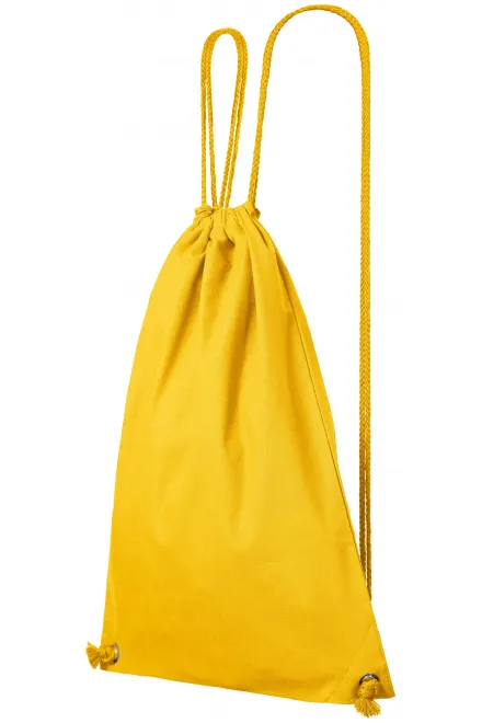 Lagani ruksak od pamuka, žuta boja