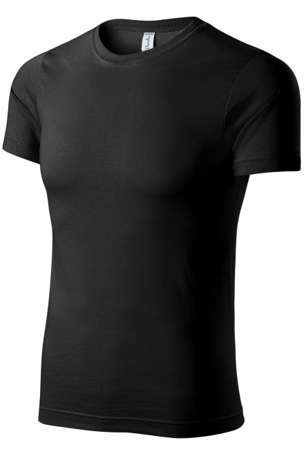 Majica od tkanine veće težine, crno, majice s kratkim rukavima
