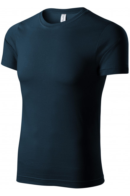 Majica od tkanine veće težine, tamno plava, majice s kratkim rukavima