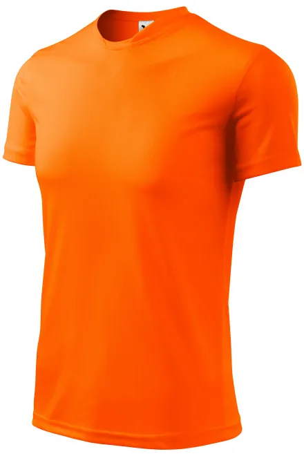 Majica s asimetričnim izrezom, neonska naranča