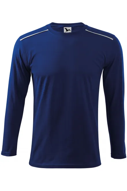 Majica s dugim rukavima - kraljevski plava, 3XL