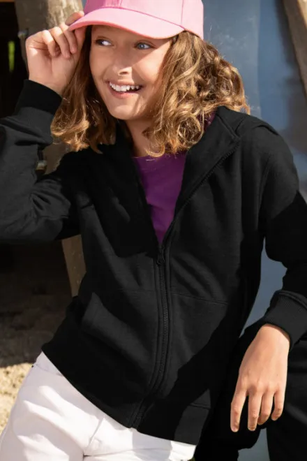 Dječja trenirka s kapuljačom, crno