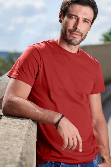 Muška jednostavna majica, crvena