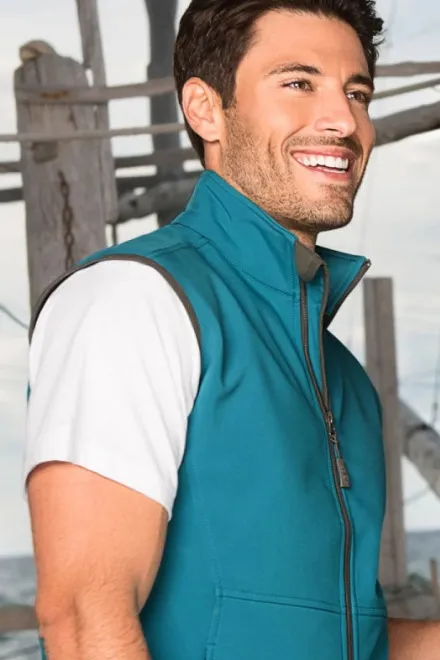 Muški prsluk, tamno tirkizna