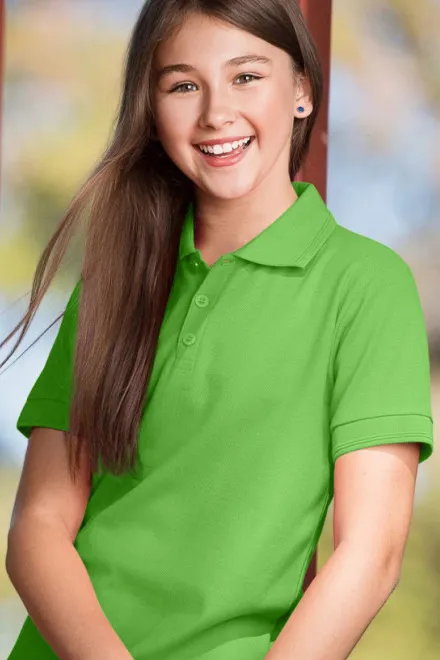 Polo majica za djecu, jabuka zelena