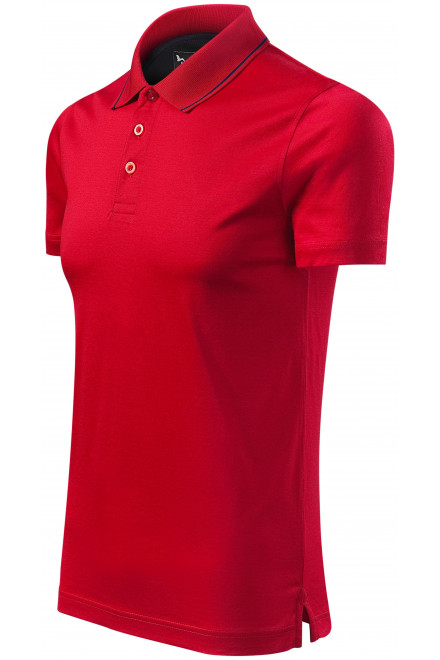 Muška elegantna mercerizirana polo majica, formula red, polo majice