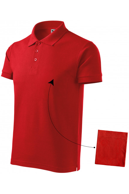 Muška elegantna polo majica, crvena, muške polo majice