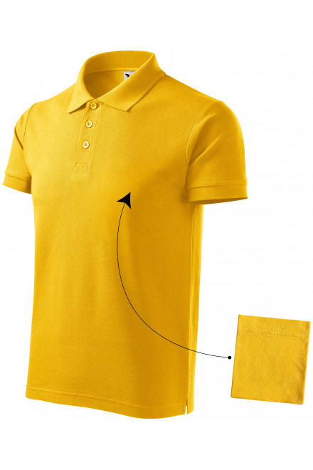 Muška elegantna polo majica, žuta boja, muške polo majice