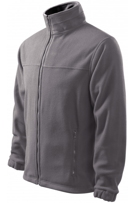 Muška flisova jakna, čelično siva, muške sweatshirty