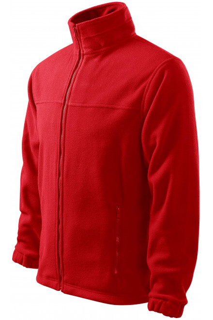 Muška flisova jakna, crvena, muške sweatshirty
