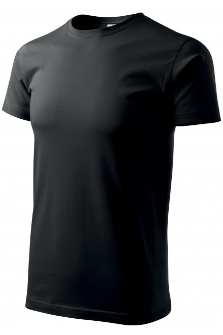 Muška jednostavna majica, crno, jednobojne majice