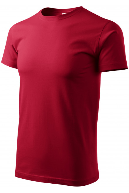 Muška jednostavna majica, marlboro crvena, majice s kratkim rukavima