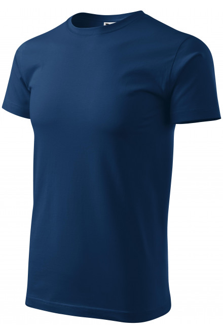Muška jednostavna majica, ponoćno plava, jednobojne majice