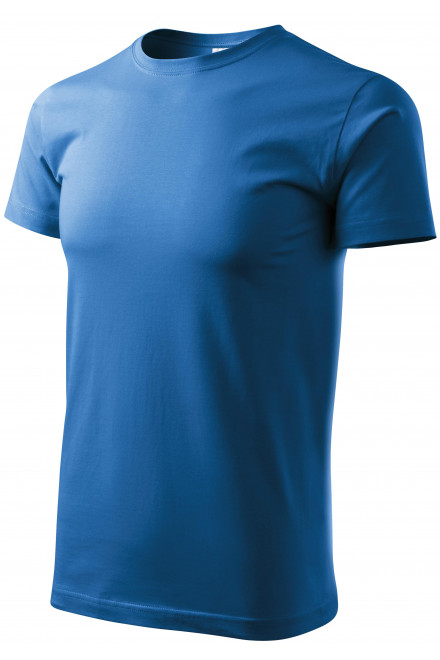 Muška jednostavna majica, svijetlo plava, majice s kratkim rukavima