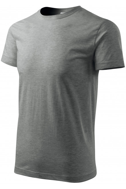 Muška jednostavna majica, tamno sivi mramor, sive majice