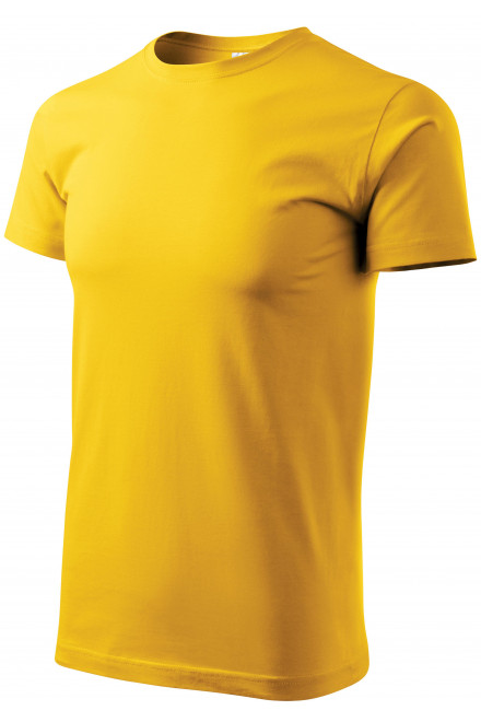 Muška jednostavna majica, žuta boja, jednobojne majice