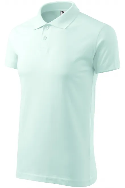 Muška jednostavna polo majica, ledeno zelena