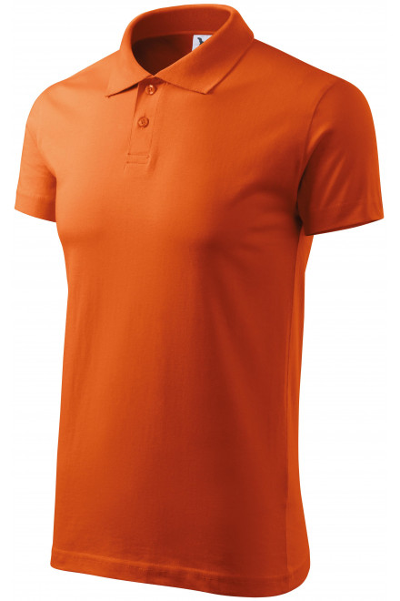 Muška jednostavna polo majica, naranča, pamučne majice