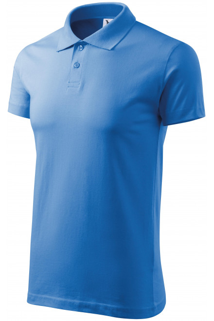 Muška jednostavna polo majica, svijetlo plava, plave majice