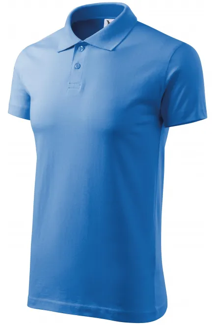 Muška jednostavna polo majica, svijetlo plava
