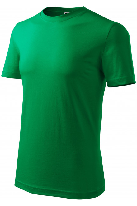 Muška klasična majica, trava zelena, jednobojne majice