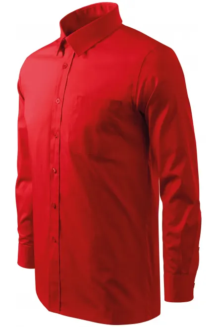 Muška košulja s dugim rukavima, crvena