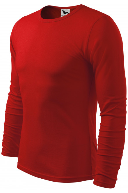 Muška majica dugih rukava, crvena, crvene majice