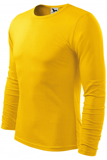 Muška majica dugih rukava, žuta boja, majice s dugim rukavima