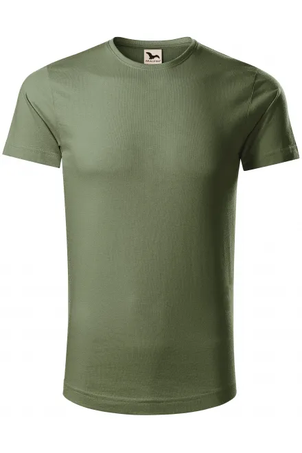 Muška majica od organskog pamuka - khaki, M