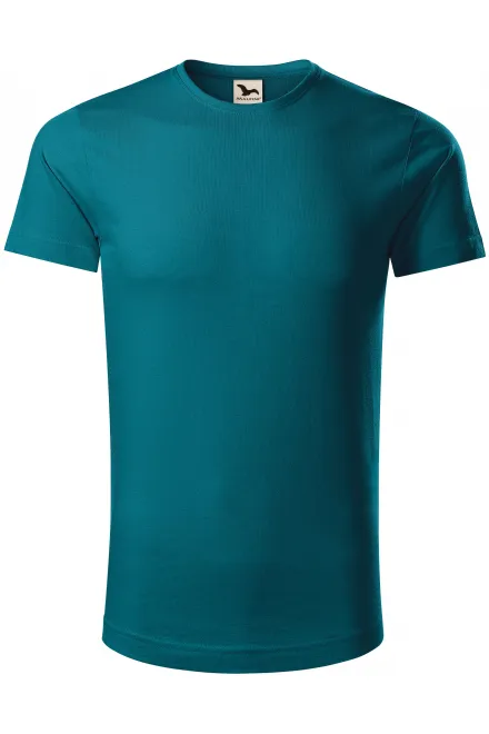 Muška majica od organskog pamuka - petrol blue, M