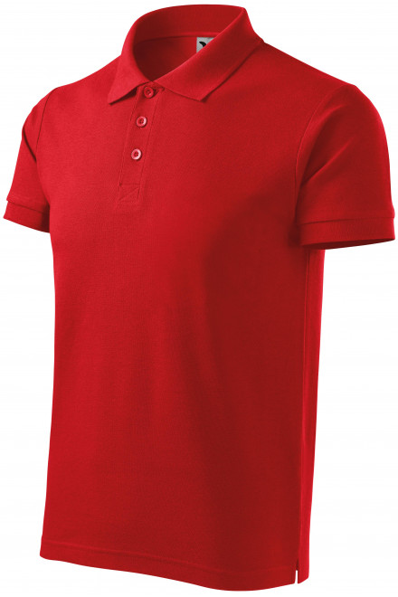 Muška polo majica u teškoj kategoriji, crvena, pamučne majice